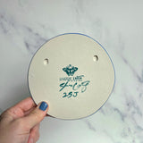 Round Cloud Jewelry Wall Hanging Ring Dish Necklace Display with Gold Stars G