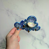 Mini Cloud Jewelry Wall Hanging 1 Dish Necklace Display with Gold Stars B