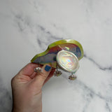 Mini Rainbow Jewelry Wall Hanging Necklace Display Daisy Flowers
