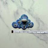 Mini Cloud Jewelry Wall Hanging 1 Dish Necklace Display with Gold Stars B