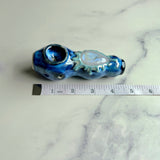 Moonstone Pipe Blue Slime Porcelain Ceramic Smoking Pipe