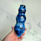 Blue Labradorite Mushroom Pipe Porcelain Ceramic Piece