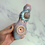 Aura Spirit Quartz Pipe, Candy Slime Crystal Porcelain Ceramic