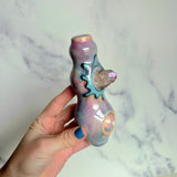 Aura Spirit Quartz Pipe, Candy Slime Crystal Porcelain Ceramic
