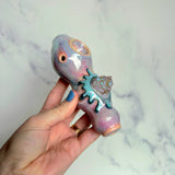 Aura Spirit Quartz Pipe, Candy Slime Crystal Porcelain Ceramic