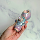 Aura Spirit Quartz Pipe, Candy Slime Crystal Porcelain Ceramic