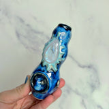Moonstone Pipe Blue Slime Porcelain Ceramic Smoking Pipe