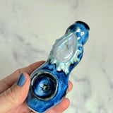 Moonstone Pipe Blue Slime Porcelain Ceramic Smoking Pipe