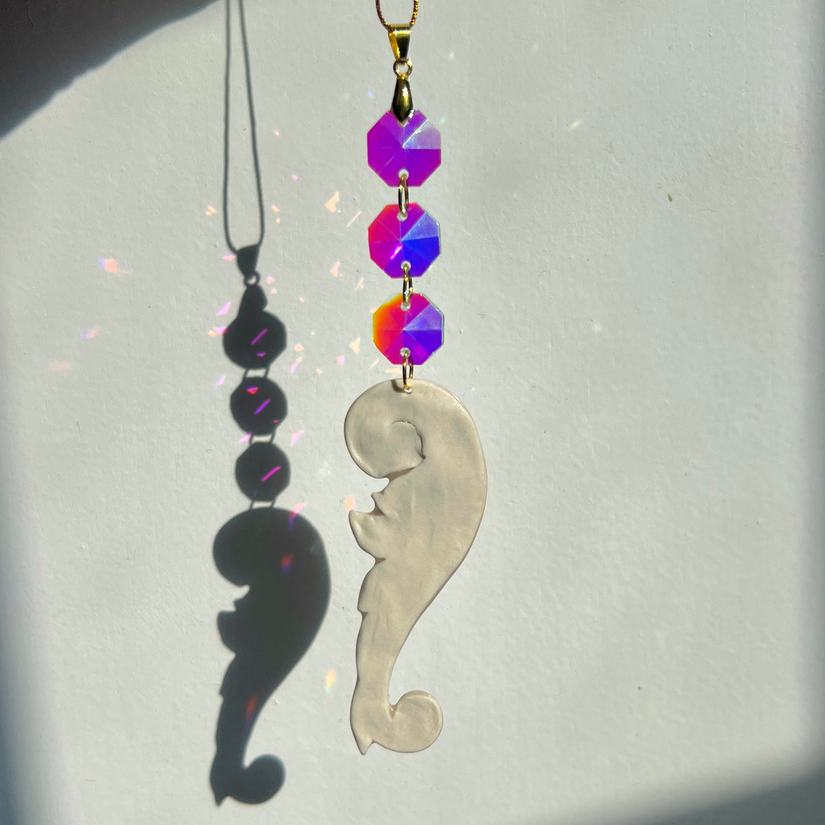 Fancy Filigree Sun Catcher Ornament Prisms B