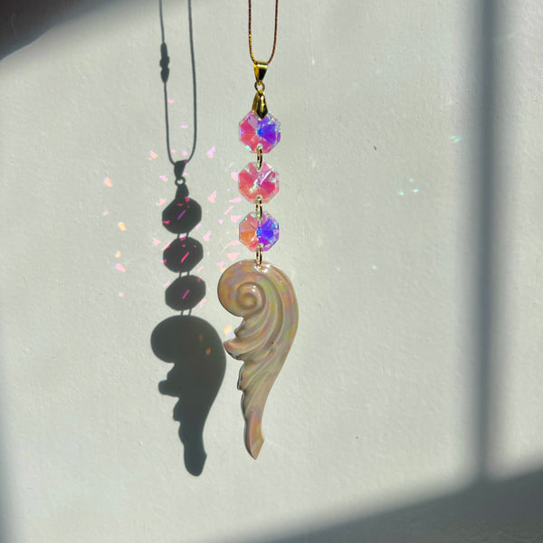 Fancy Filigree Sun Catcher Ornament Prisms B