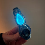 Moonstone Pipe Blue Slime Porcelain Ceramic Smoking Pipe