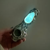 Tangerine Quartz Pipe Carved