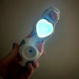 Rose Quartz Heart Pipe Strawberry