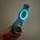 Tigers Eye Porcelain Pipe