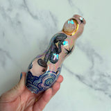 Octopus Aura Spirit Quartz Pipe with Clouds