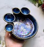 Space Whale Tray, Astronaut Moon Tray Jewelry Tray Witchy Incense Altar Dish