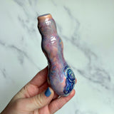 Abalone Pipe - Pink with Sea Turtle