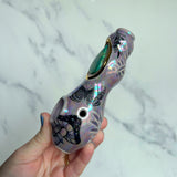 Purple Snake Chrysocolla Pipe
