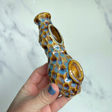 Tigers Eye Porcelain Pipe