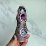 Amethyst Porcelain Pipe
