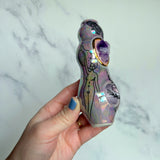 Amethyst Porcelain Pipe