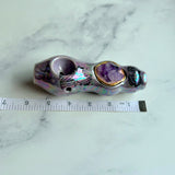 Amethyst Porcelain Pipe