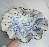 Giant Clam Shell Octopus Bowl Sculpture