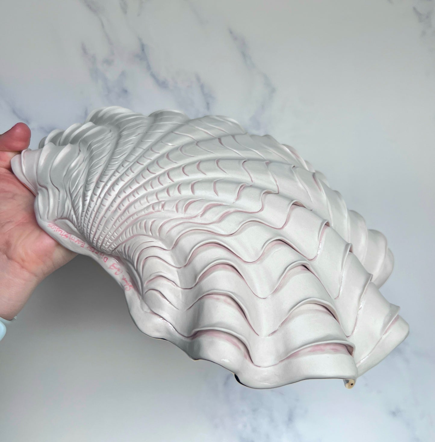 Giant Clam Shell Octopus Bowl Sculpture