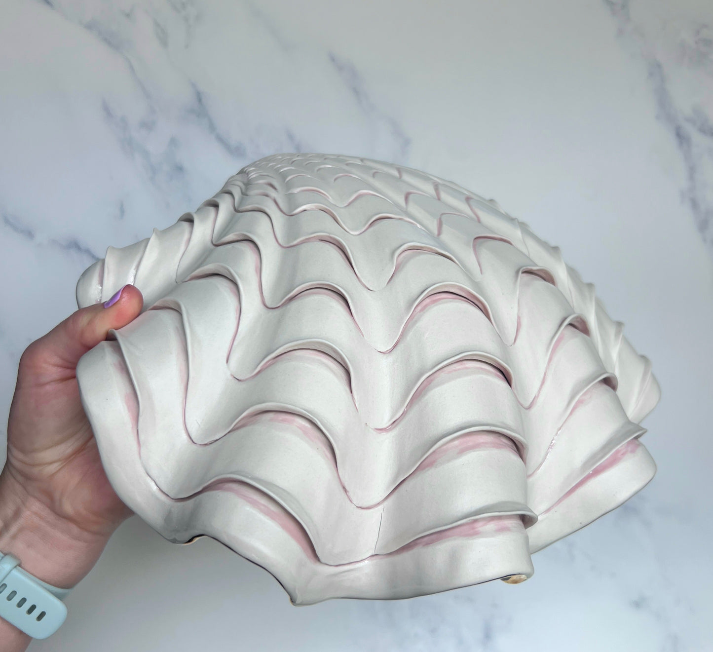 Giant Clam Shell Octopus Bowl Sculpture