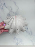 Sea Turtle Clam Shell Wall Hanging - Coral Reef Sculpture Jewelry Display