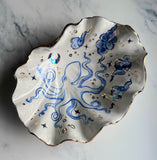 Giant Clam Shell Octopus Bowl Sculpture