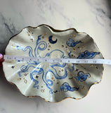 Giant Clam Shell Octopus Bowl Sculpture