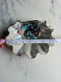 Sea Turtle Clam Shell Bowl - Coral Reef Sculpture