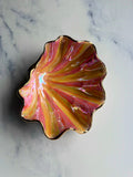 Flame Orange Clam Shell Bowl