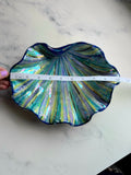 Blue Purple Clam Shell Bowl