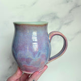 Pearl Clam Mug, Iridescent Porcelain Pottery Mug