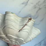 IMPERFECT Large Pink Clam Shell Bowl