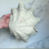 IMPERFECT Large Pink Clam Shell Bowl