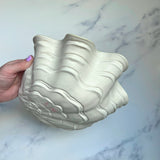 IMPERFECT Large Pink Clam Shell Bowl