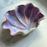 IMPERFECT Large Pink Clam Shell Bowl