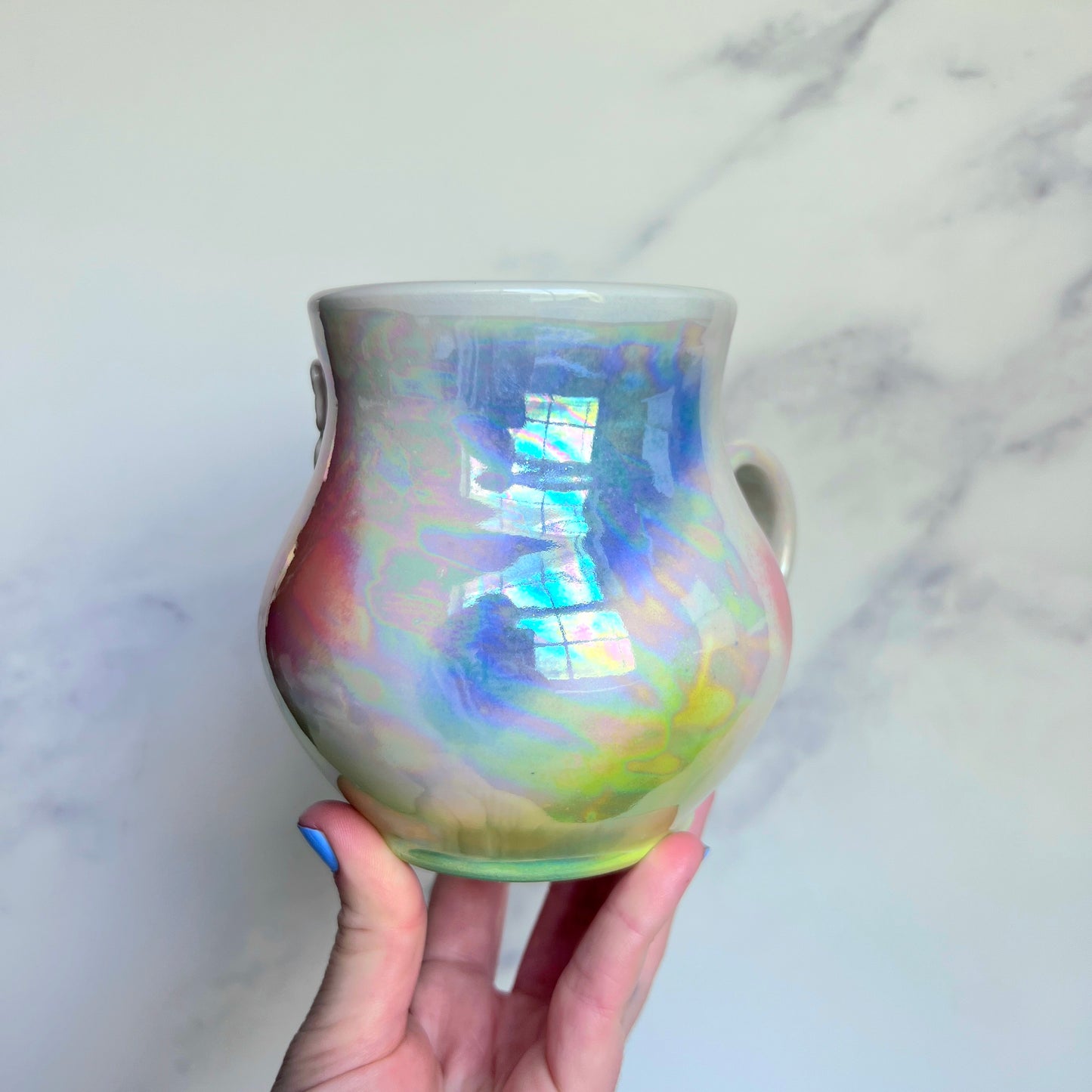 Iridescent Rainbow Luna Moth Mug