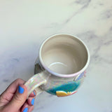 Iridescent Rainbow Luna Moth Mug