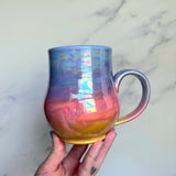 Moon Rise Cat Iridescent Gradient Mug