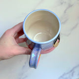 Moon Rise Cat Iridescent Gradient Mug