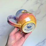 Moon Rise Cat Iridescent Gradient Mug