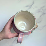 Tabby Cat Mug - Highly Detailed Cat Sculpture - Succulent Garden
