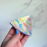Rainbow Bits Triangle Ring Dish