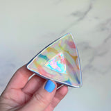 Rainbow Bits Triangle Ring Dish
