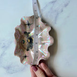 Bee Shell Bowl with Stars