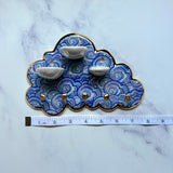 3 Dish Cloud Jewelry Wall Hanging Necklace Display READY TO SHIP D